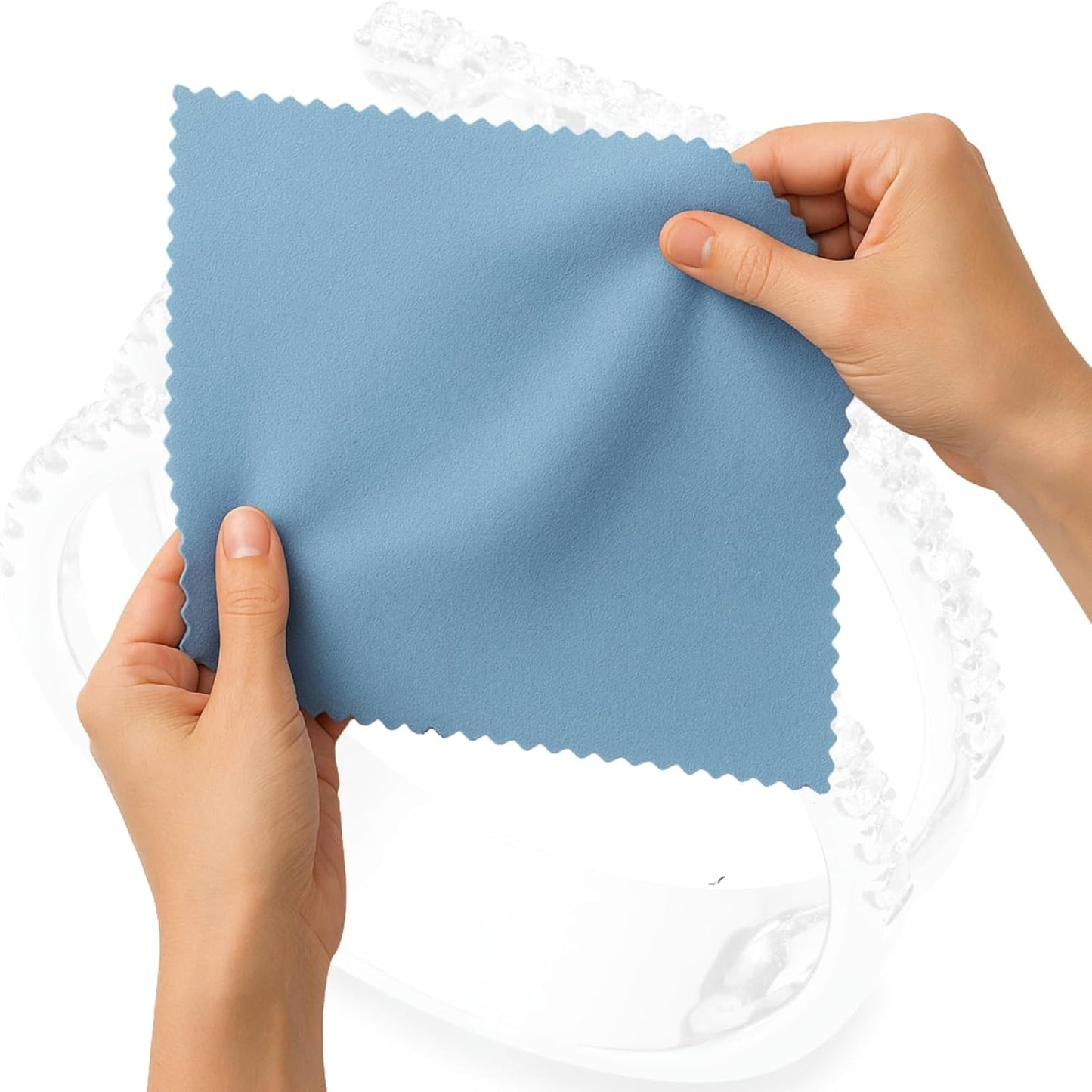 Silver Polishing Cloth (Pack of 2) Jewellery Cleaning and Polishing Cloths for Cleaning Silver, Gold and Platinum - Restores the Shine