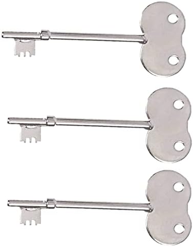 Disabled Toilet Key UK [3 Pack] Radar Key for Access to Disabled Toilets with Large Easy Turn Handle (3 Keys) Silver