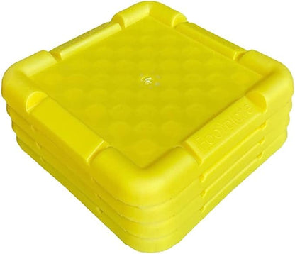 HowseHold Caravan Jack Pads Stacking Stabilizer pads, Corner Steadies Feet to prevent sinkage (8 Pads)