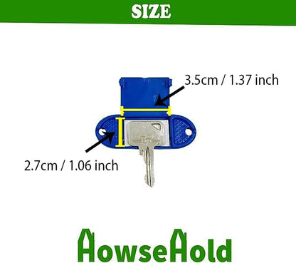 Key Turner Aid for Arthritis Pack of 4 Easy Grip Key Handles for Elderly, Disabled, Weak Hands, MS, Parkinson’s Ergonomic Handle Helps Turn Keys with Ease (4 Colours)