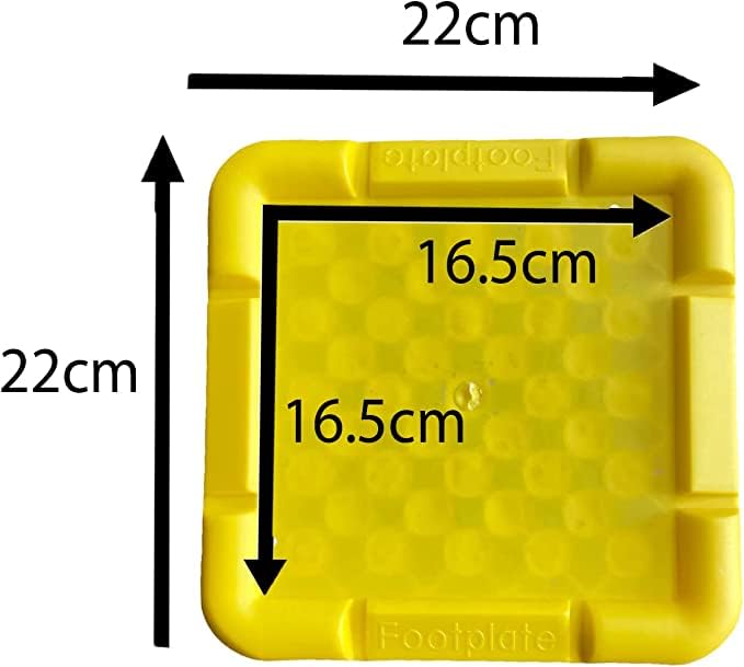 HowseHold Caravan Jack Pads Stacking Stabilizer pads, Corner Steadies Feet to prevent sinkage (8 Pads)