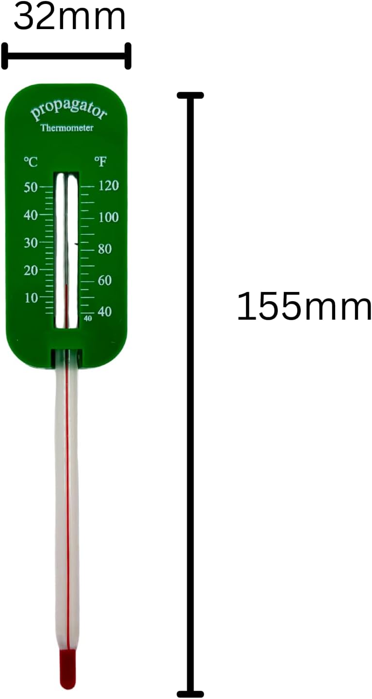 HowseHold Soil Thermometer for Gardening (2 Pack) Temperature Probe for Seeds, Plants, Greenhouse, and Outdoor Soil Monitoring UK Outdoor