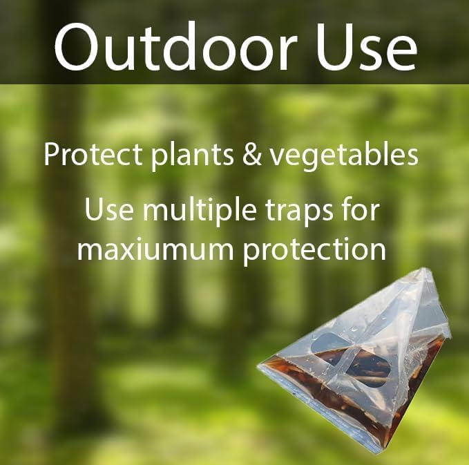 HowseHold Disposable Slug Traps – No Poison or Pellets Pet and Child Safe Indoor & Outdoor Use Slug Pellet Alternative Pack of 20