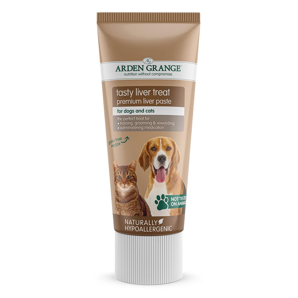Arden Grange Tasty Liver Treats for Cats and Dogs, 12 x 75 g
