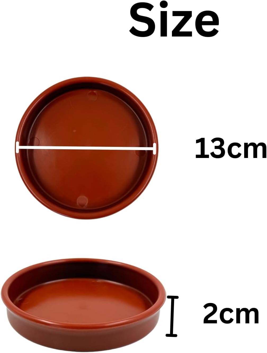 Hedgehog Bowl for Food and Water (Pack of 3) Hedge Hog Feeding Bowls Outdoor Wildlife Garden Dishes 13cm Wide, Low-Profile 2cm Deep Design