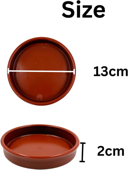 Hedgehog Bowl for Food and Water (Pack of 3) Hedge Hog Feeding Bowls Outdoor Wildlife Garden Dishes 13cm Wide, Low-Profile 2cm Deep Design