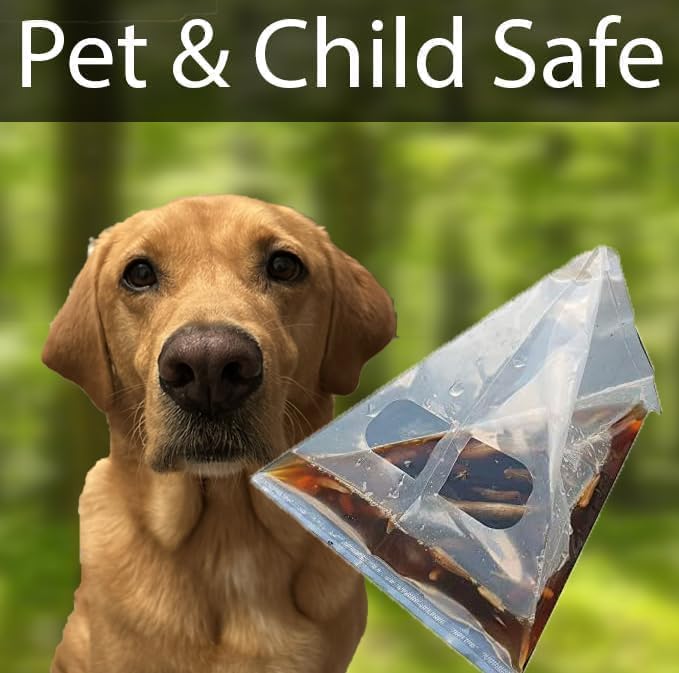 HowseHold Disposable Slug Traps – No Poison or Pellets Pet and Child Safe Indoor & Outdoor Use Slug Pellet Alternative Pack of 20