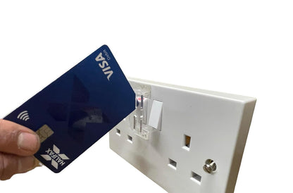 Socket Switch Guard Cover [15 Pack] Prevents Accidental On Off Switch Plus gives easy access for intentional switching, Perfect for Fridges Freezers Medical Devices