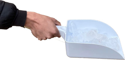 Large Plastic Ice Scoop/Shovel Ideal for Ice Machines, Ice Buckets in Kitchens or for Pet Food (1 Scoop)