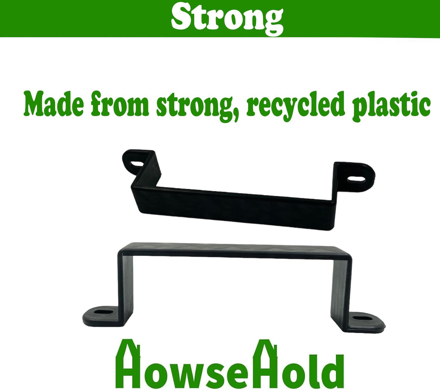 Fence Panel Security Brackets [20 Pack] for Concrete Fence Posts or Wooden 4x4 Posts Prevents Panel Theft and Fence Panels Rattling & Banging in The Wind (20)