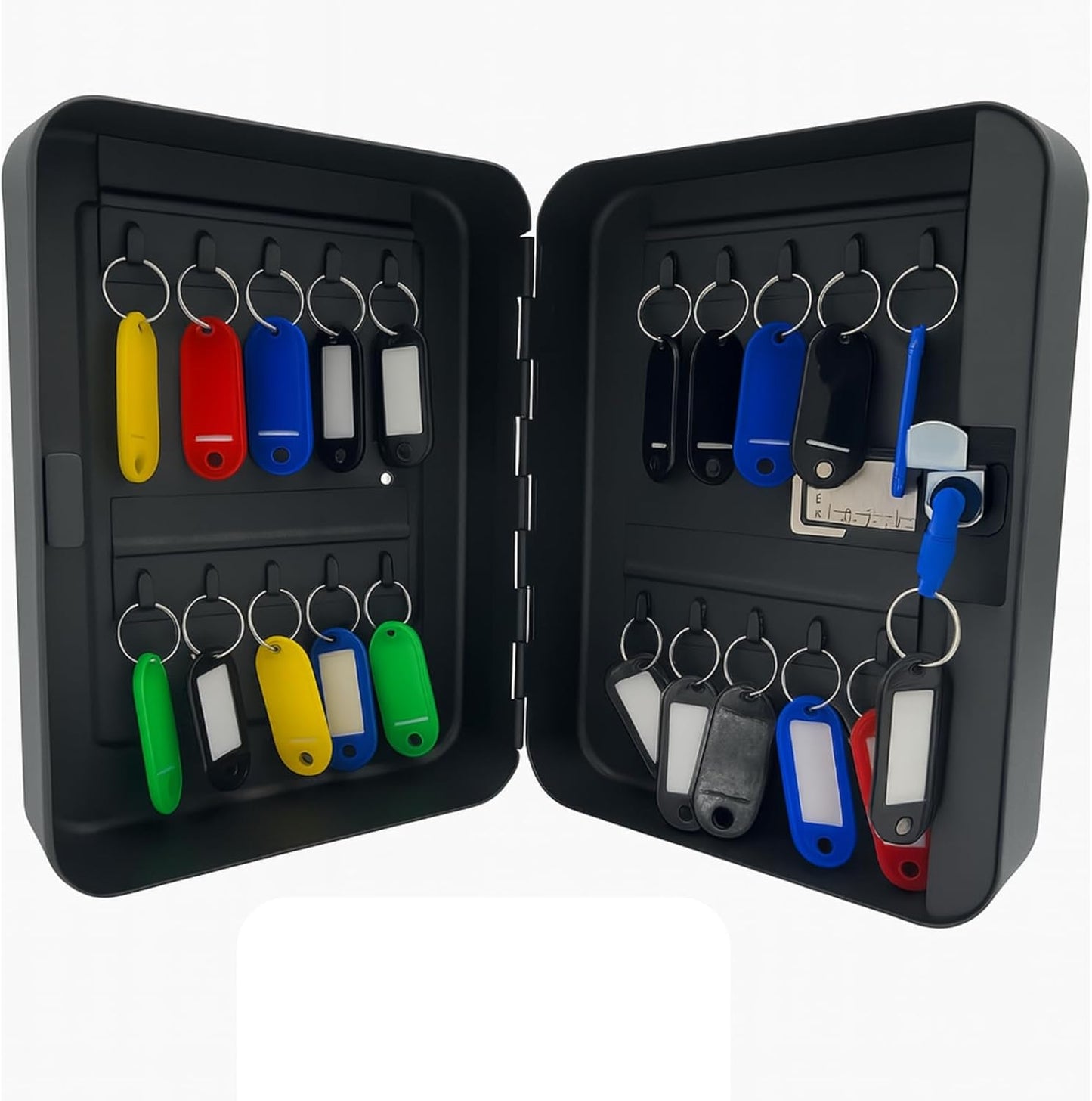 HowseHold Combination Key Cabinet - Wall Mounted Key Box for up to 20 Sets of Keys