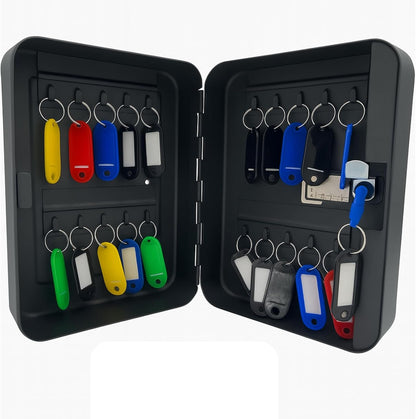 HowseHold Combination Key Cabinet - Wall Mounted Key Box for up to 20 Sets of Keys