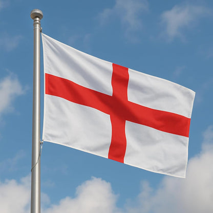 ENGLAND Flag St George’s Flag (PACK OF 2) 5ft x 3ft with Brass Eyelets for Football Rugby St George’s Day, Euro & World Cup, Festivals Parades Parties Homes Gardens & Patriotic Celebrations St George
