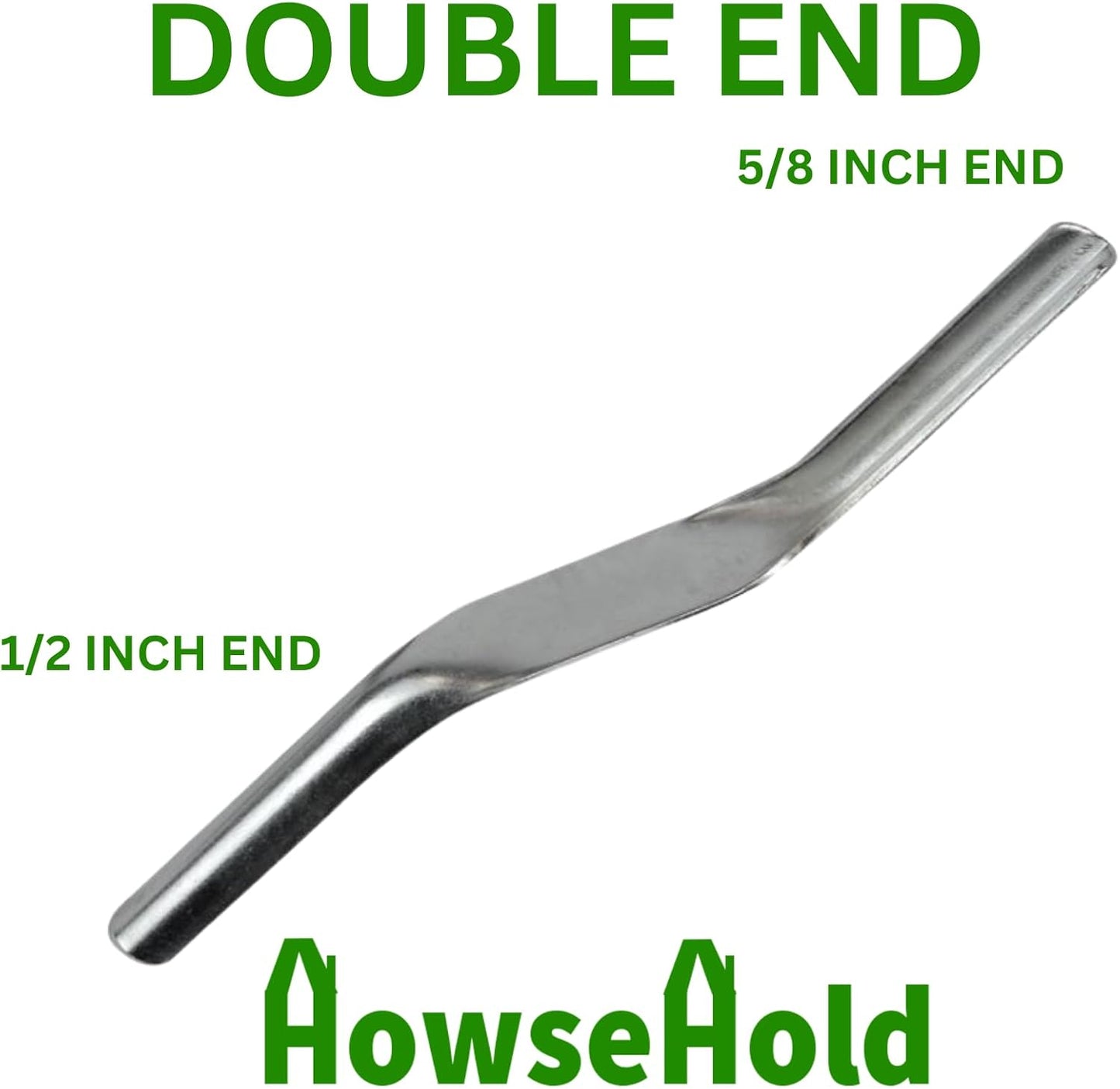 Brick Jointer Tool 1/2 inch x 5/8 inch [Pack of 2] Double End Mortar Finishing Tool for Builders and Bricklayers