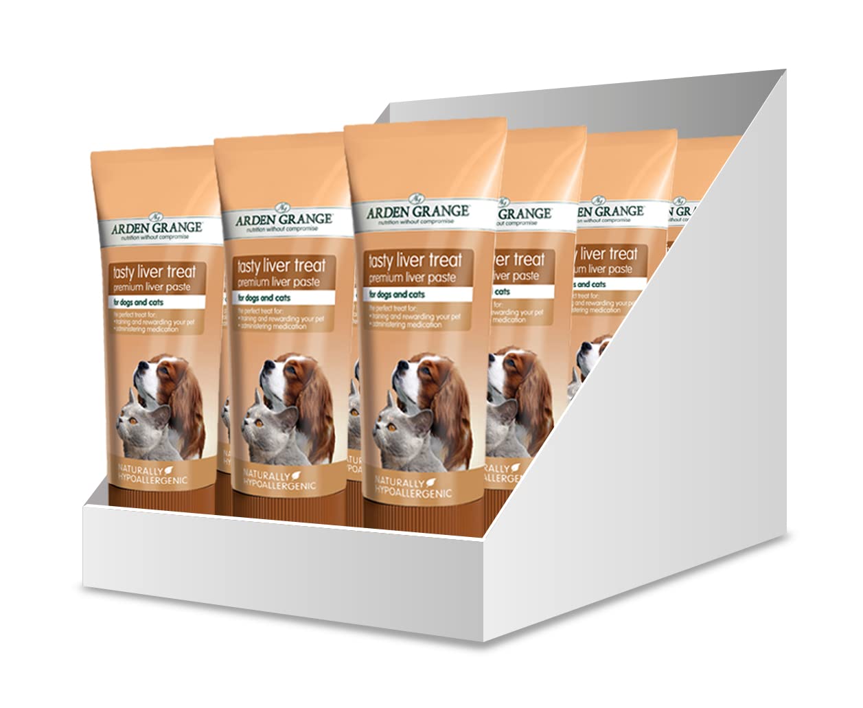 Arden Grange Tasty Liver Treats for Cats and Dogs, 12 x 75 g