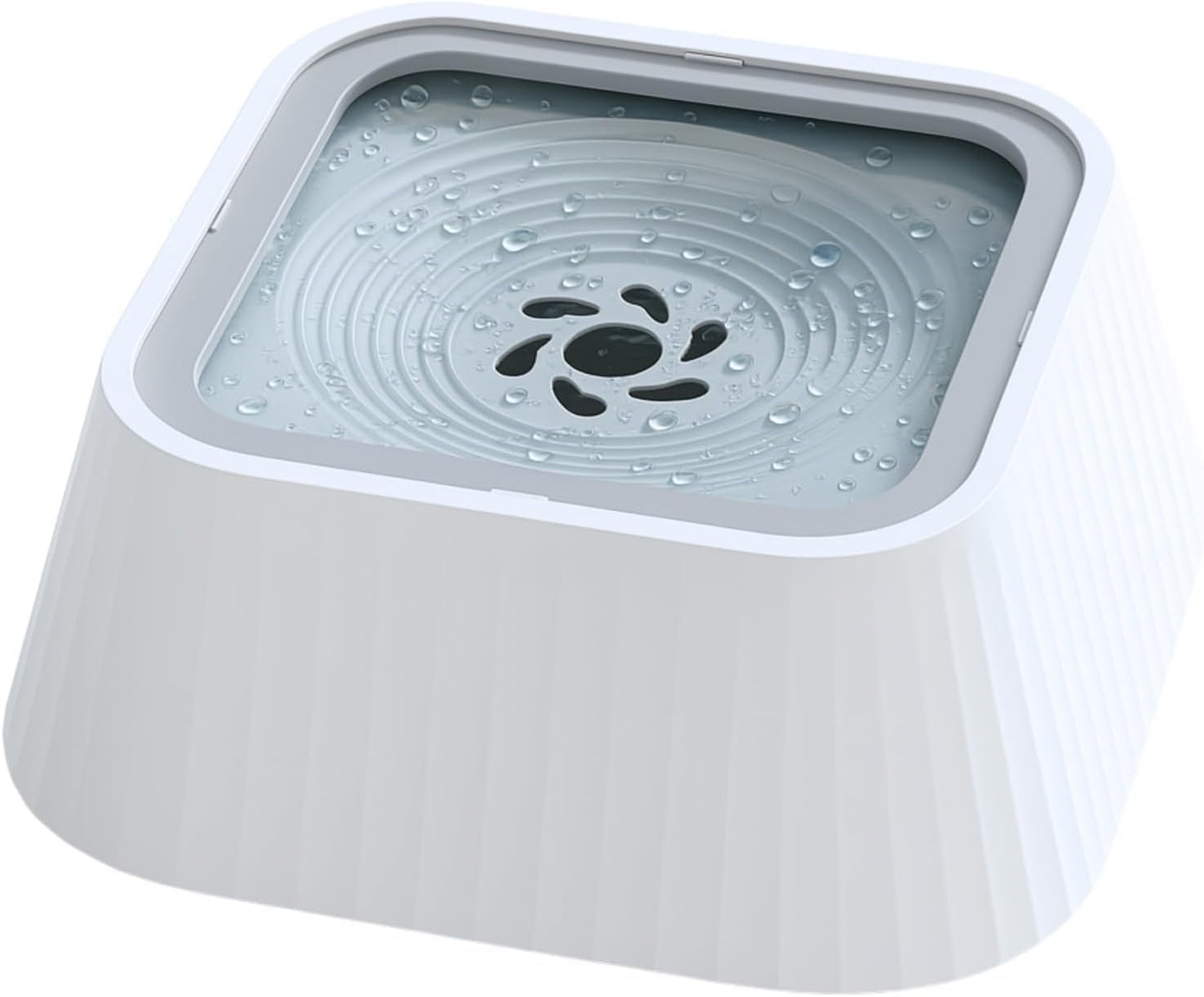 Slow Drinking Dog Water Bowl - Floating Lid To Prevent Choking and Vomiting No Spill Design for Messy Drinkers, Reduces Wet Floors, Ideal for Home and Travel