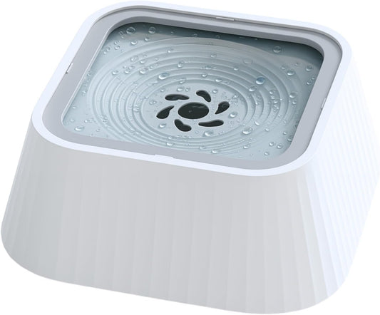 Slow Drinking Dog Water Bowl - Floating Lid To Prevent Choking and Vomiting No Spill Design for Messy Drinkers, Reduces Wet Floors, Ideal for Home and Travel