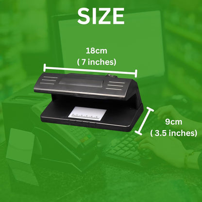 Counterfeit Money Detector Note Checker UV Light Ultraviolet Money Checker Machine - UK Plug Detect Fake Prop Notes Authenticity Check Fluorescent Mark Tracer Reflector