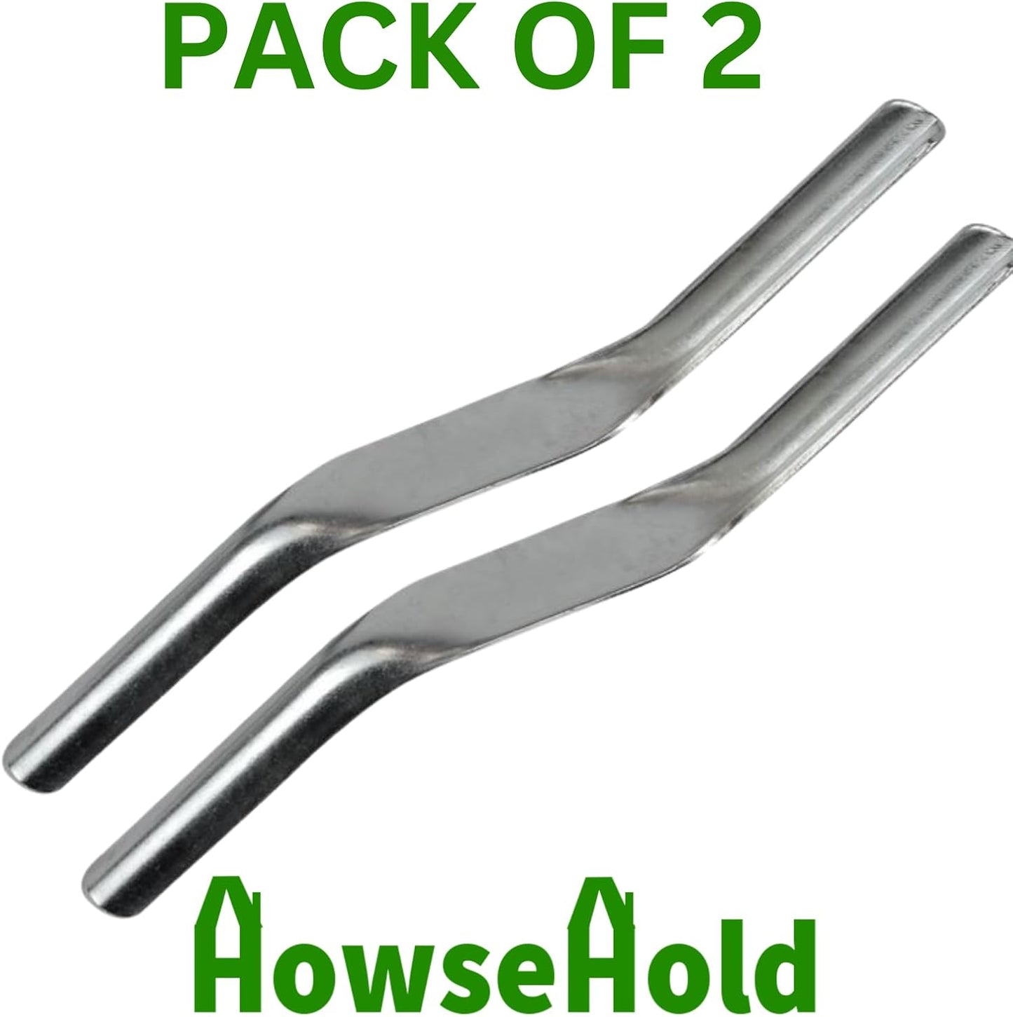 Brick Jointer Tool 1/2 inch x 5/8 inch [Pack of 2] Double End Mortar Finishing Tool for Builders and Bricklayers