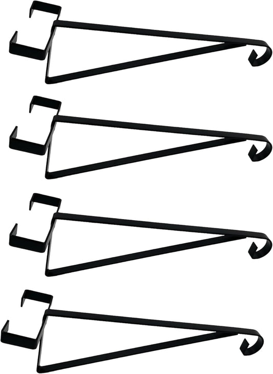 HowseHold Hanging Basket Brackets for Concrete Fence Posts [PACK OF 4]