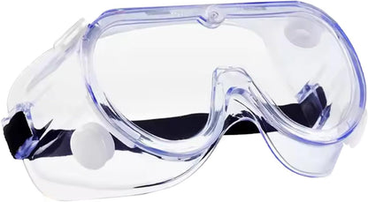 HowseHold Safety Goggles (Pack of 8) Anti Fog Protective Safety Glasses Chemical Splash Resistant Clear Eye Protection for Home Lab Workplace Comfortable Strap