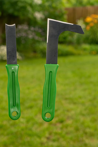 HowseHold Patio Weed Remover Tool Set of 2 - Weeder and Weed Puller for Removing Weeds and Moss from Cracks in Driveways, Paths, Patios, Paving and More