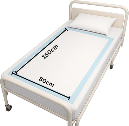 Extra Large Incontinence Bed Pads (20 Pack) 150cm x 80cm Super Absorbent Protector Full Size Bed Wee 2300 ml Single Bed Pad
