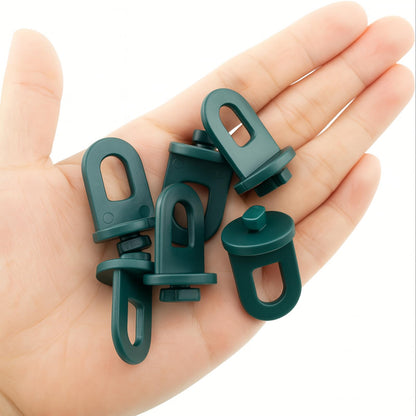 Green House Twist Clips [100 Pack] for Inside Greenhouses for Hanging Anchors from Glazing bar Channels or Insulation Clips (100)