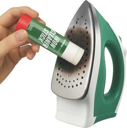 HowseHold Hot Iron Cleaner for Burnt Iron Plate - Pack of 2 80g Sticks, Effective Iron Cleaner Stick for Easy Removal of Residue Burn marks from Iron plate Suitable for Steam Irons