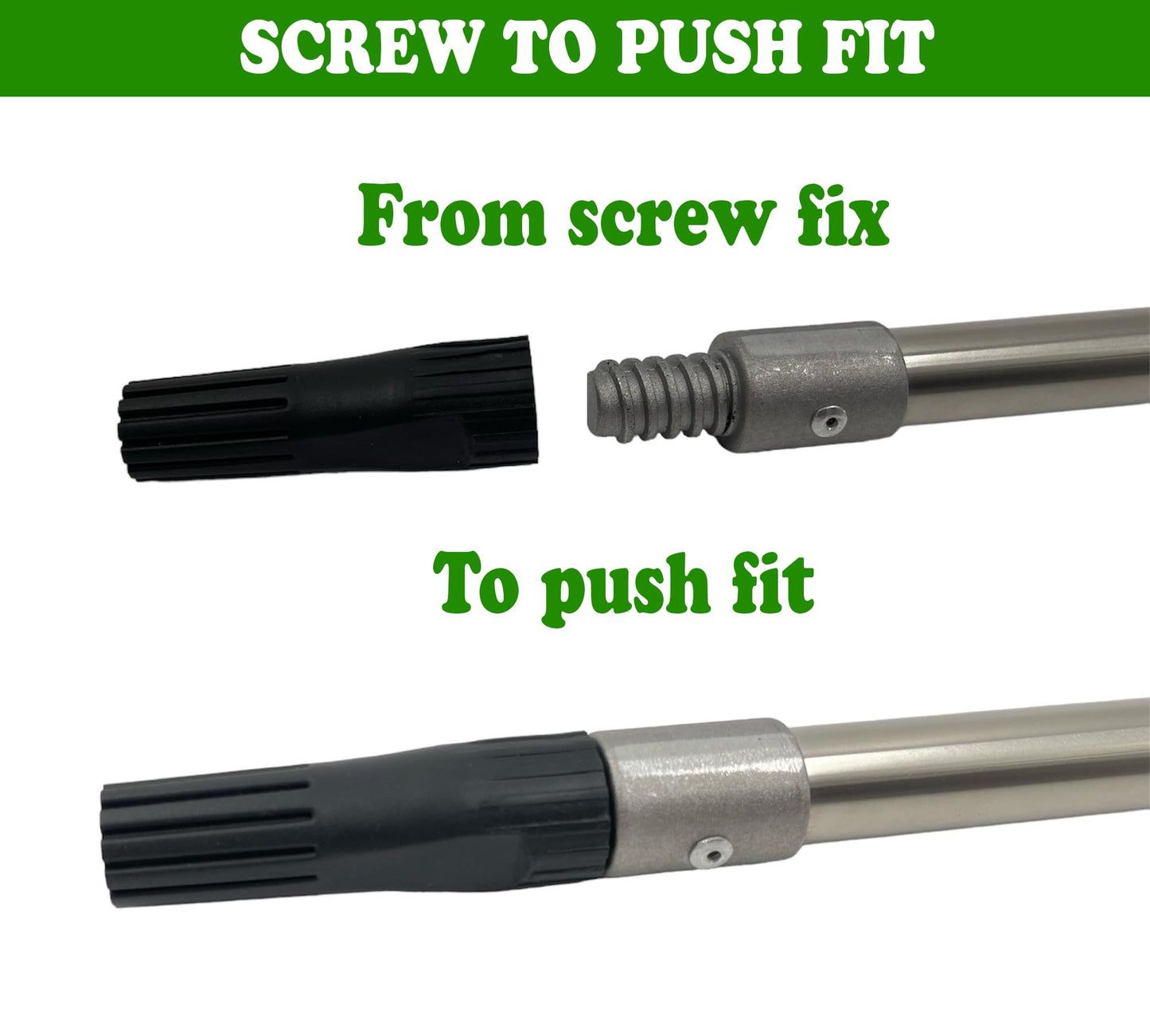 Paint Roller Extension Pole for Screw Fit or Push Fit Rollers 120cm Pole for Painting (Extension Pole)