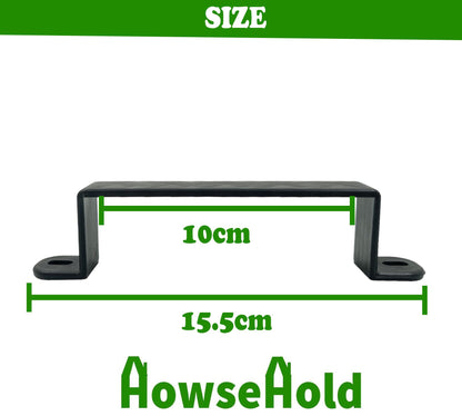 Fence Panel Security Brackets [10 Pack] for Concrete Fence Posts or Wooden 4x4 Posts Prevents Panel Theft and Fence Panels Rattling & Banging in The Wind (10)