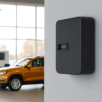 HowseHold Combination Key Cabinet - Wall Mounted Key Box for up to 20 Sets of Keys