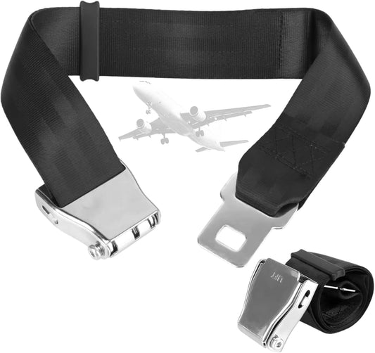 Seat Belt Extender for Airplane 6" to 36" Universal Extension for Aeroplanes Saves Embarrassment of Asking Discreet Plane Seat Belt extender UK (1 Extender)