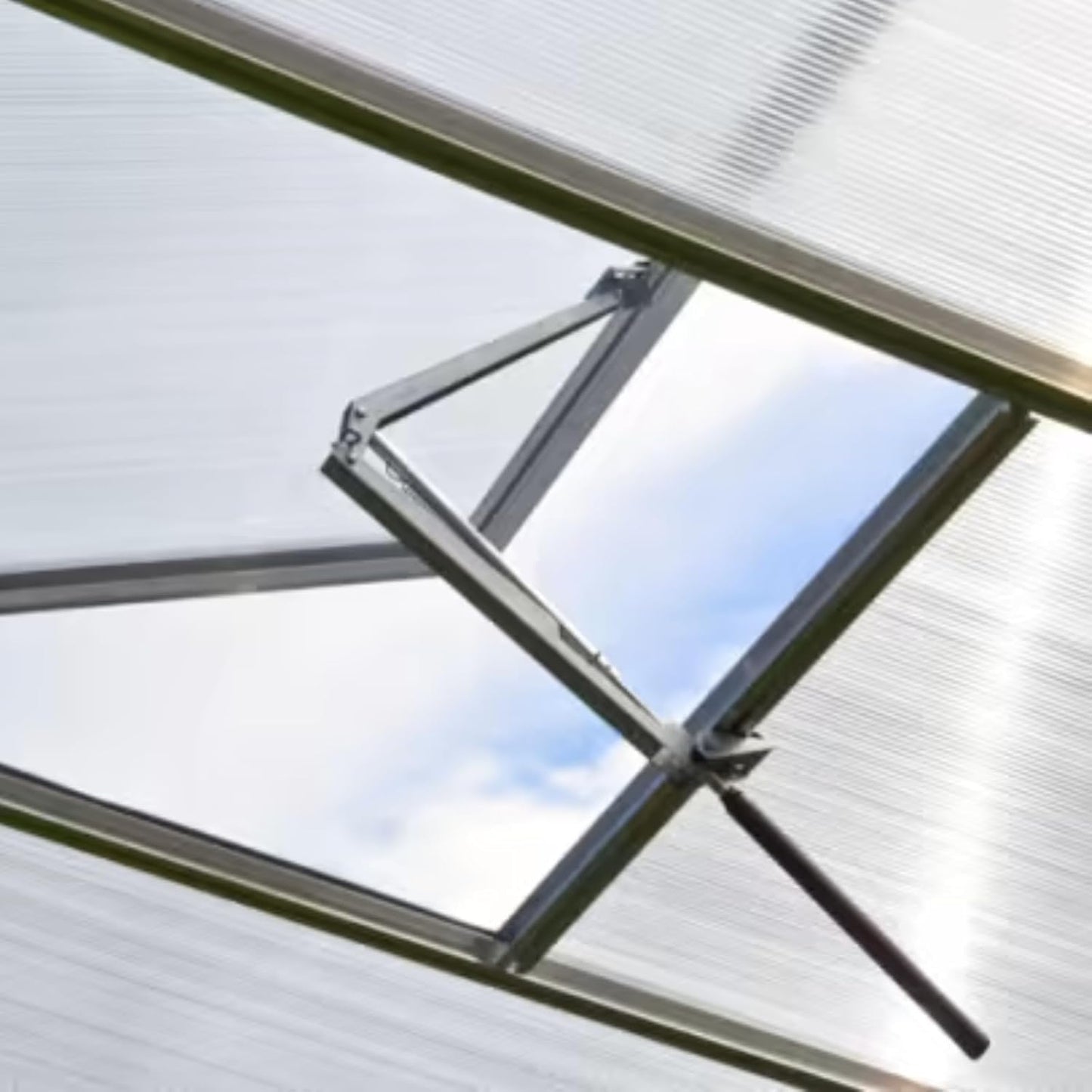 Automatic Greenhouse Window Opener 7kg Lifting Force 10-37°C Heat-Sensitive Solar Powered Auto Roof Vent for Greenhouse Temperature Control UK