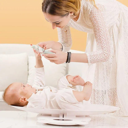 Digital Baby Scales - Baby to Adult Weighing Scales Up to 120kg Safe Curved Platform Measures KG / lb / Stone with Tare Function