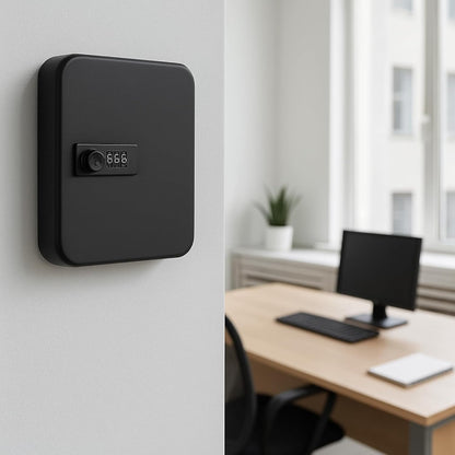 HowseHold Combination Key Cabinet - Wall Mounted Key Box for up to 20 Sets of Keys