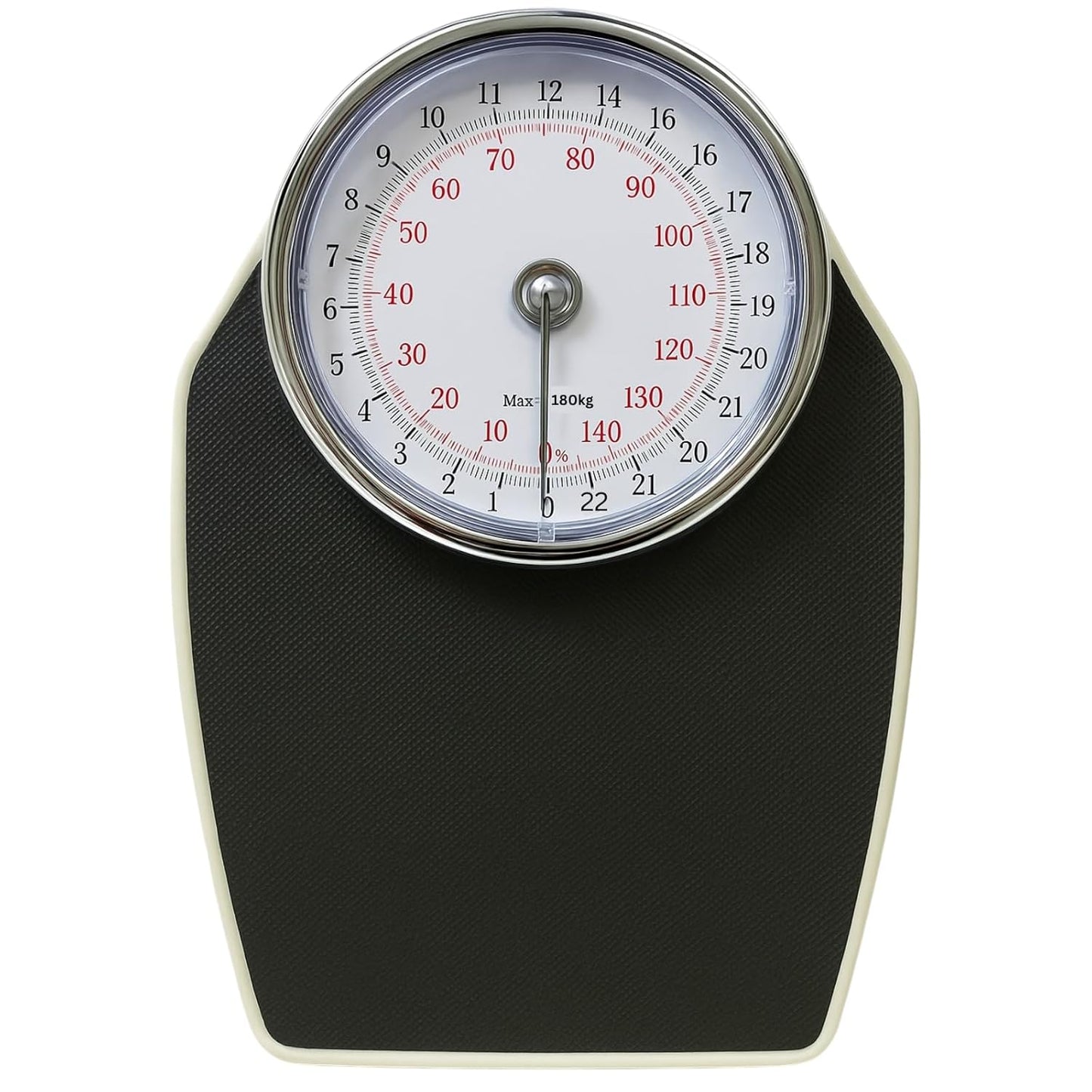 Mechanical Body Weight Scales KG/ST/LB Doctor style Bathroom Scales Large Easy to Read Rotating Dial Stones Kilograms Pounds