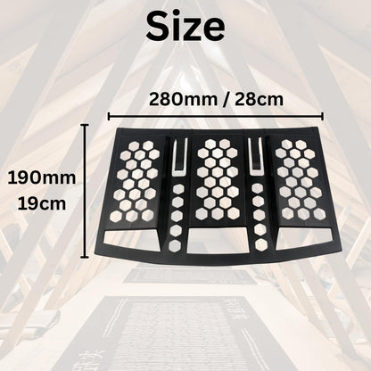 Felt Lap Vents (Pack of 12) Loft Vents for Condensation Improve Airflow in Attic Space Keeps Loft Dry and Damp Free (12)