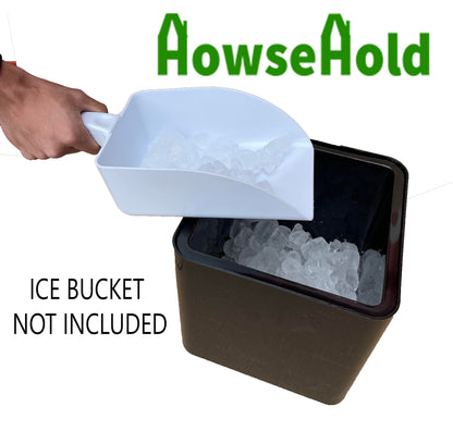 Large Plastic Ice Scoop/Shovel Ideal for Ice Machines, Ice Buckets in Kitchens or for Pet Food (1 Scoop)
