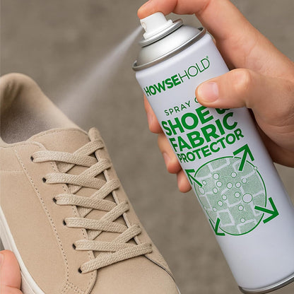 Waterproof Fabric and Shoe Protector Spray 500ml for Suede, Leather, Nubuck & Canvas - Waterproofing Spray for Outdoor Clothing - Long-Lasting Rain Stain & Water Repellent Formula Nano Protect