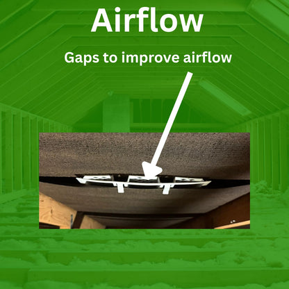 Felt Lap Vents for Condensation Pack of 48 Roof Ventilation Lap Vents, Prevents Roof Loft Roof Condensation Airflow Lap Vents (Pack of 48)