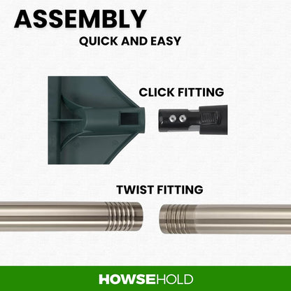 Artificial Grass Rake Brush Suitable for Artificial Lawns and Astro Turf - Revives Grass and Easy Leaf Collection