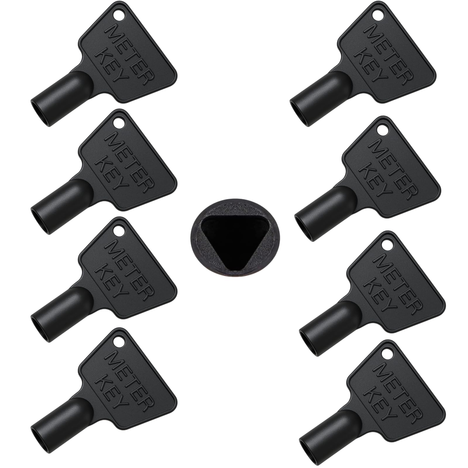 HowseHold Gas Meter Box Key [4 Pack] - Triangle Key - Electric Box Key