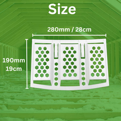 Felt Lap Vents for Condensation Pack of 24 Roof Ventilation Lap Vents, Prevents Roof Loft Roof Condensation Airflow Lap Vents (Pack of 24)