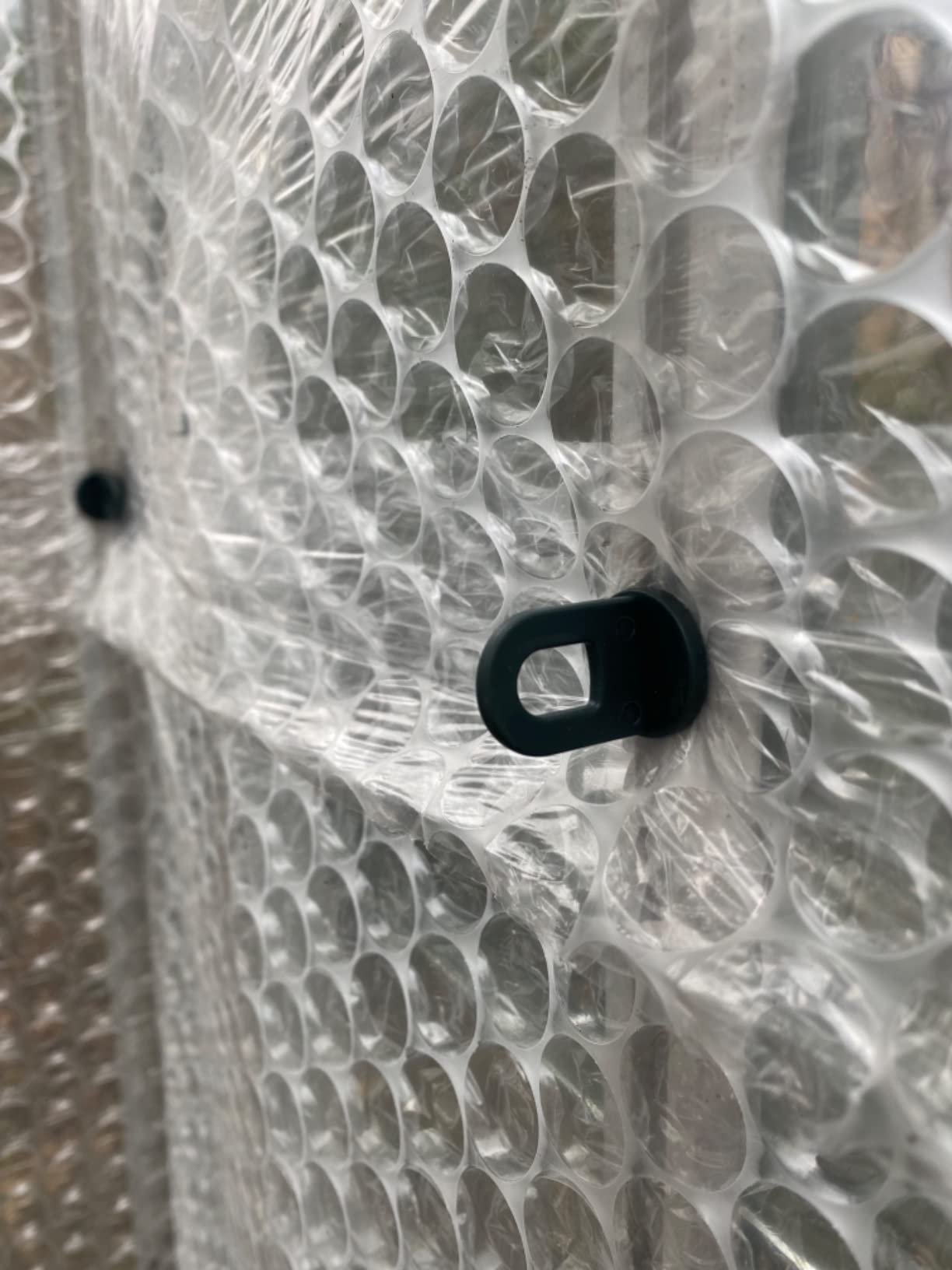 Green House Twist Clips [100 Pack] for Inside Greenhouses for Hanging Anchors from Glazing bar Channels or Insulation Clips (100)