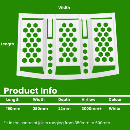 Felt Lap Vents for Condensation Pack of 48 Roof Ventilation Lap Vents, Prevents Roof Loft Roof Condensation Airflow Lap Vents (Pack of 48)