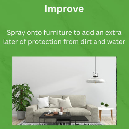 Waterproof Fabric and Shoe Protector Spray 500ml for Suede, Leather, Nubuck & Canvas - Waterproofing Spray for Outdoor Clothing - Long-Lasting Rain Stain & Water Repellent Formula Nano Protect