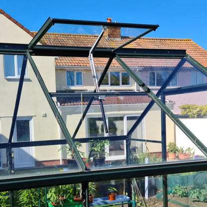 Automatic Greenhouse Window Opener 7kg Lifting Force 10-37°C Heat-Sensitive Solar Powered Auto Roof Vent for Greenhouse Temperature Control UK