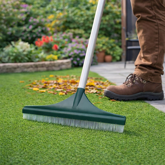 Artificial Grass Rake Brush Suitable for Artificial Lawns and Astro Turf - Revives Grass and Easy Leaf Collection