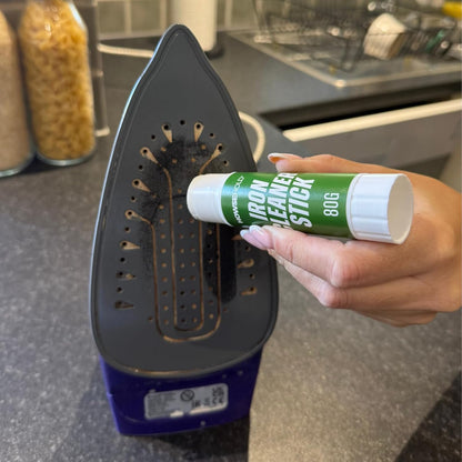 HowseHold Hot Iron Cleaner for Burnt Iron Plate - Pack of 2 80g Sticks, Effective Iron Cleaner Stick for Easy Removal of Residue Burn marks from Iron plate Suitable for Steam Irons